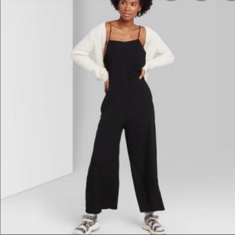 Black Wide Leg Jumpsuit